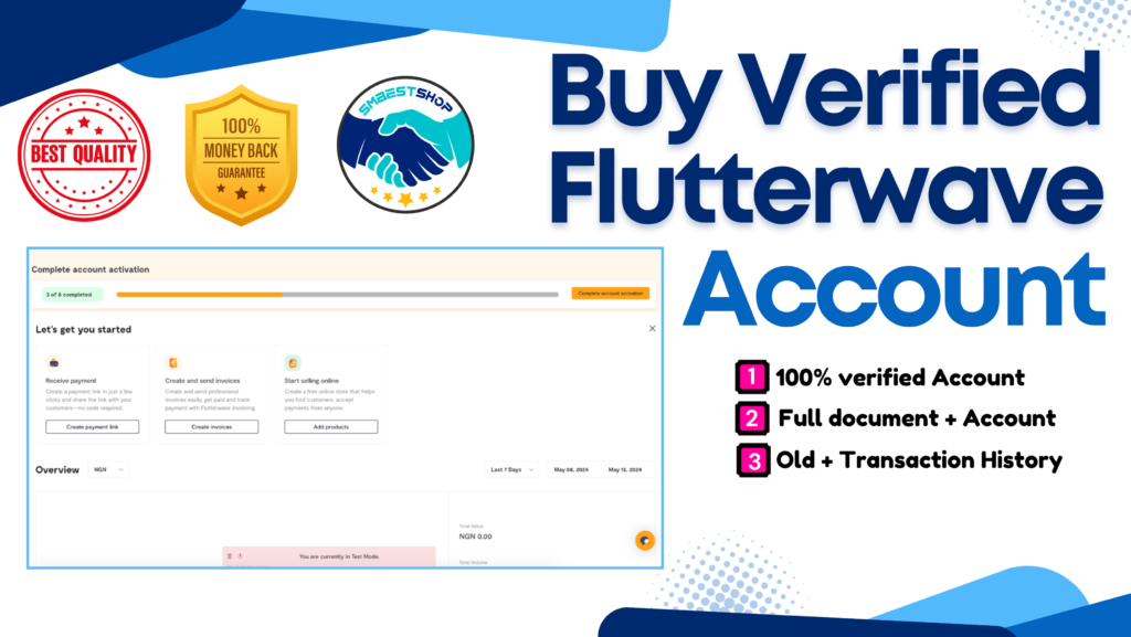 Buy verified flutterwave account