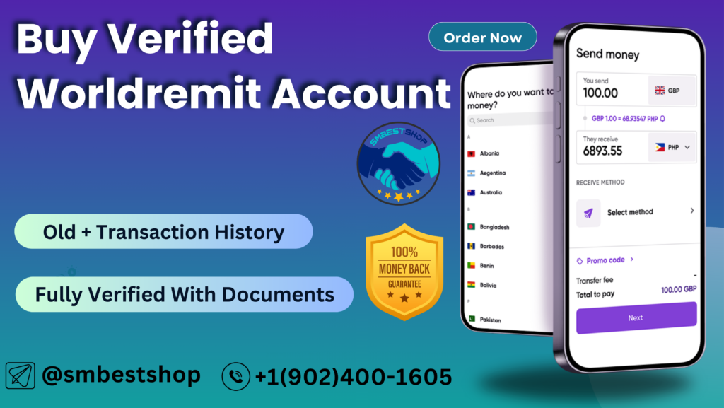 Buy Verified Worldremit Account