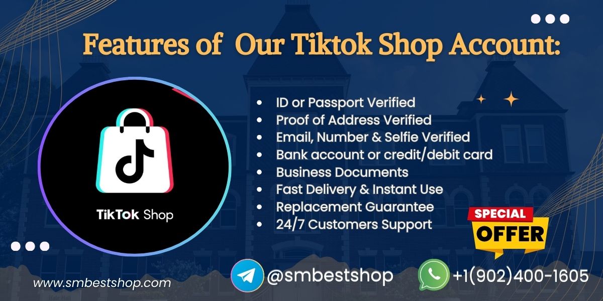 Buy Tiktok Shop Account