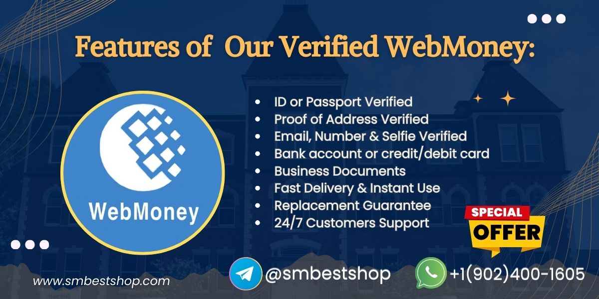 Buy Verified WebMoney Account