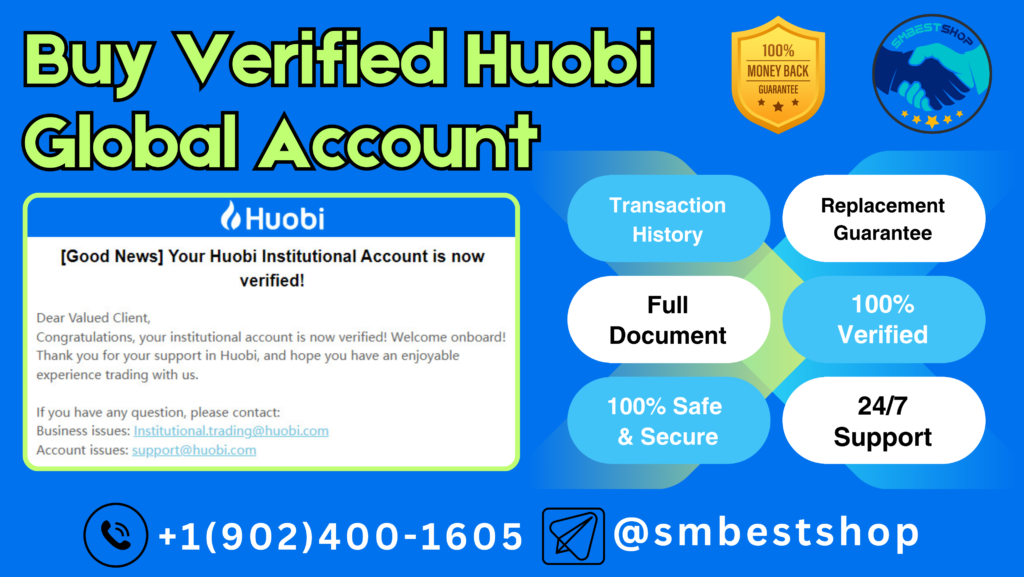 Buy Verified Huobi Global Account