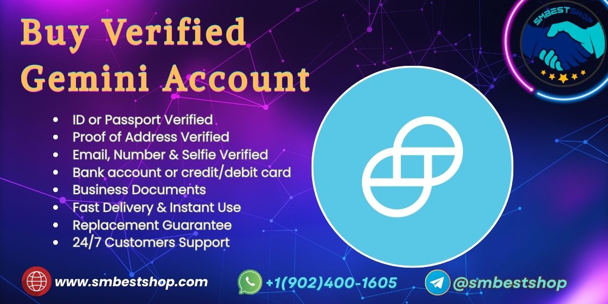 Buy Verified Gemini Account